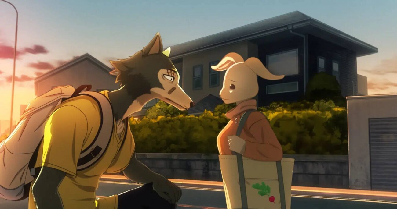 Legoshi e Haru, personagens de Beastars