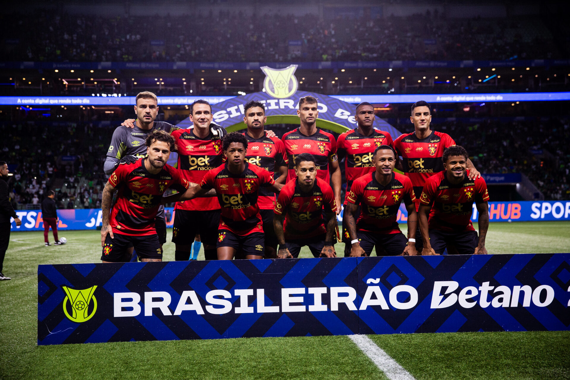 Elenco do Sport Club do Recife reunido antes de uma partida